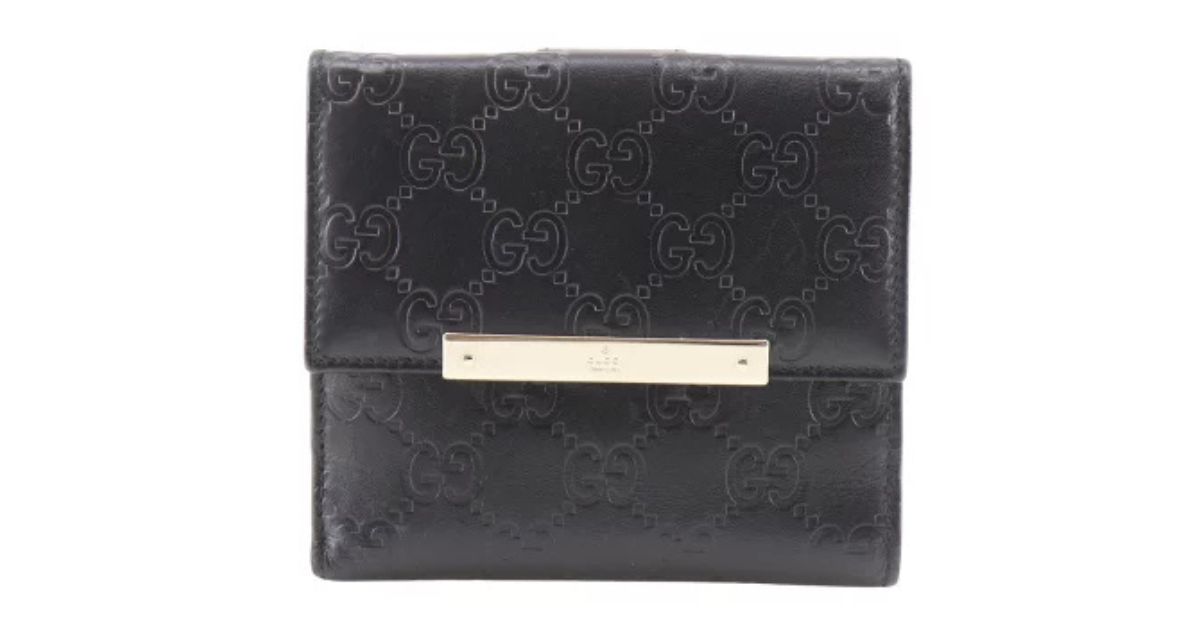 グッチのボロボロの財布
