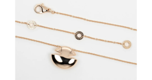 【BVLGARI】ブルガリ カボション ネックレス K18ピンクゴールド 約11.14g Cabochon レディースAランク