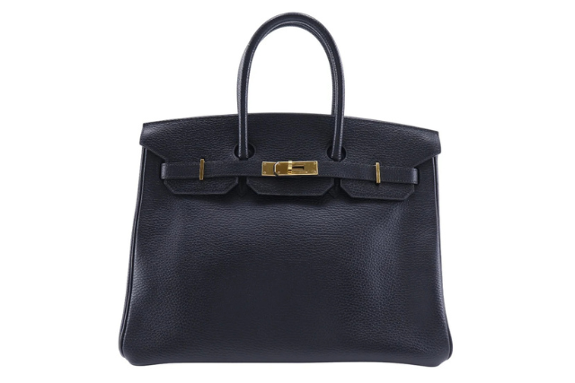 【HERMES】エルメス バーキン35 ハンドバッグ　ブラック