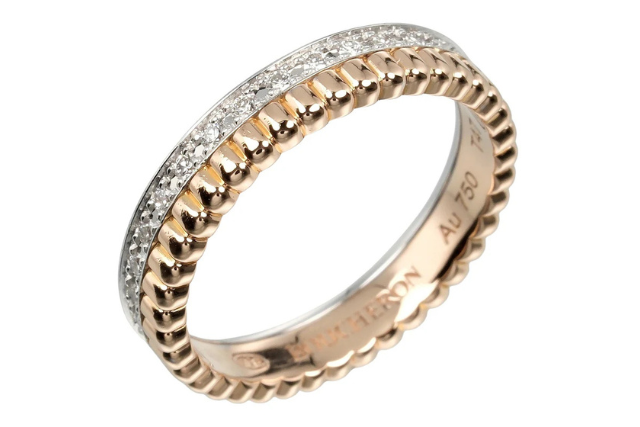 【Boucheron】ブシュロン キャトル ラディアント ハーフ リング・指輪 7号