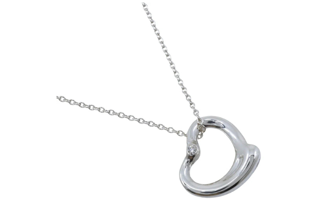 【TIFFANY&Co.】ティファニー オープンハート ネックレス