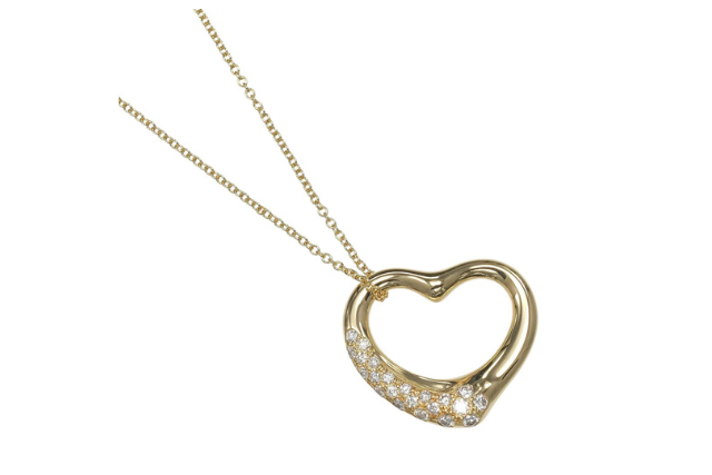 【TIFFANY&Co.】ティファニー オープンハート ネックレス