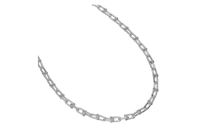 【TIFFANY&Co.】ティファニー ハードウェア スモールリンク ネックレスシルバー925