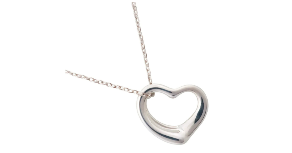 【TIFFANY&Co.】ティファニー オープンハート ネックレス