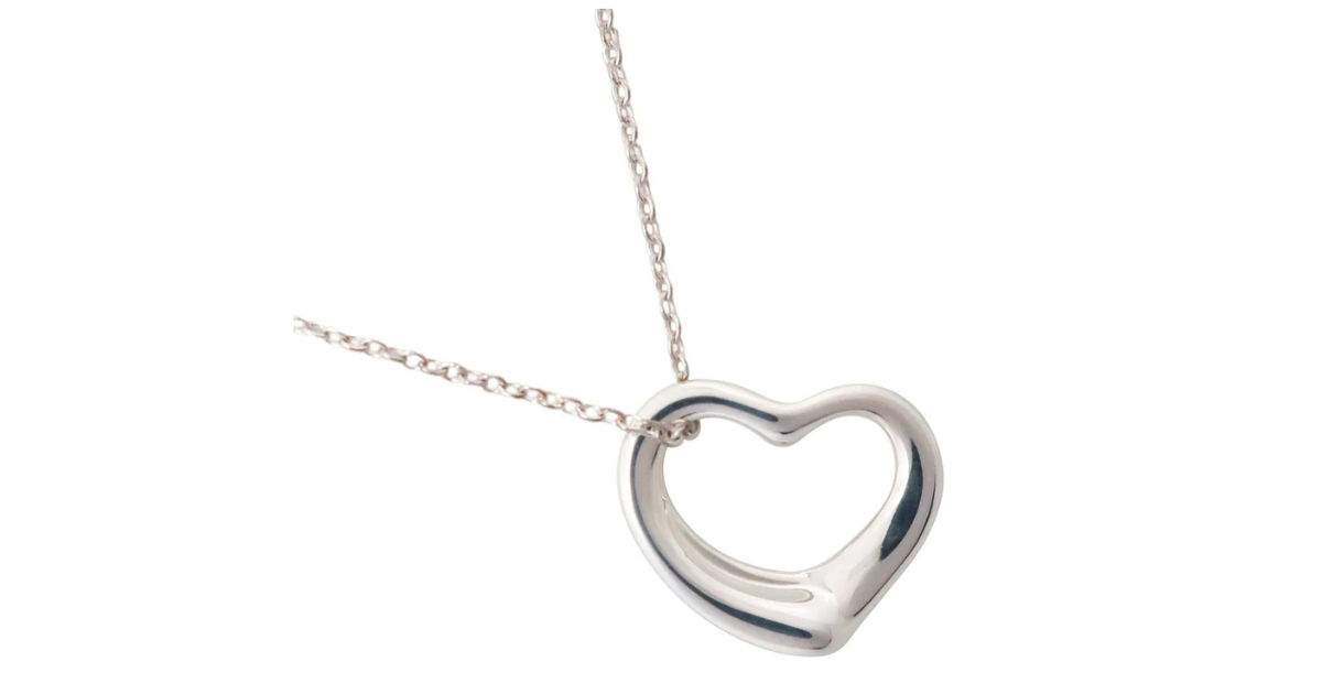 【TIFFANY&Co.】ティファニー オープンハート ネックレス