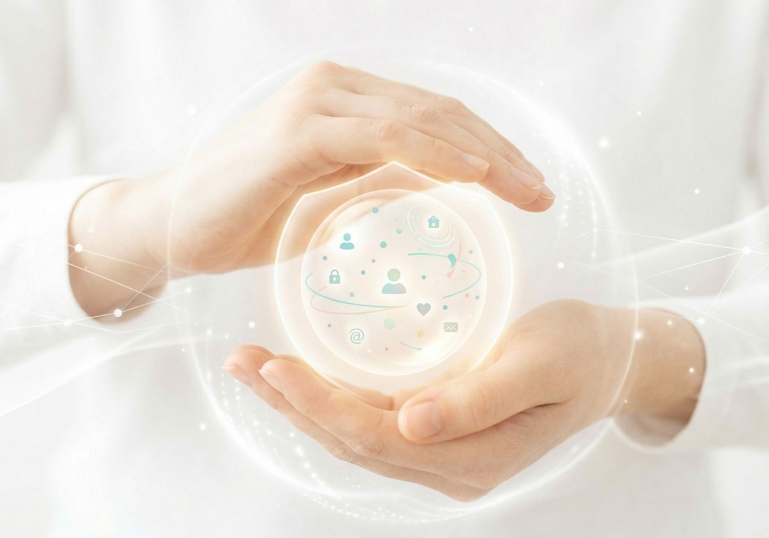 個人情報の管理を徹底するイメージ