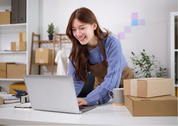 ライブコマースのお仕事風景