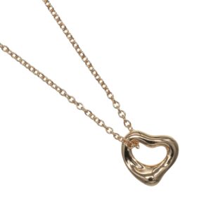 ティファニー ネックレス オープンハート 7mmモデル K18PG ピンクゴールド 約1.6g