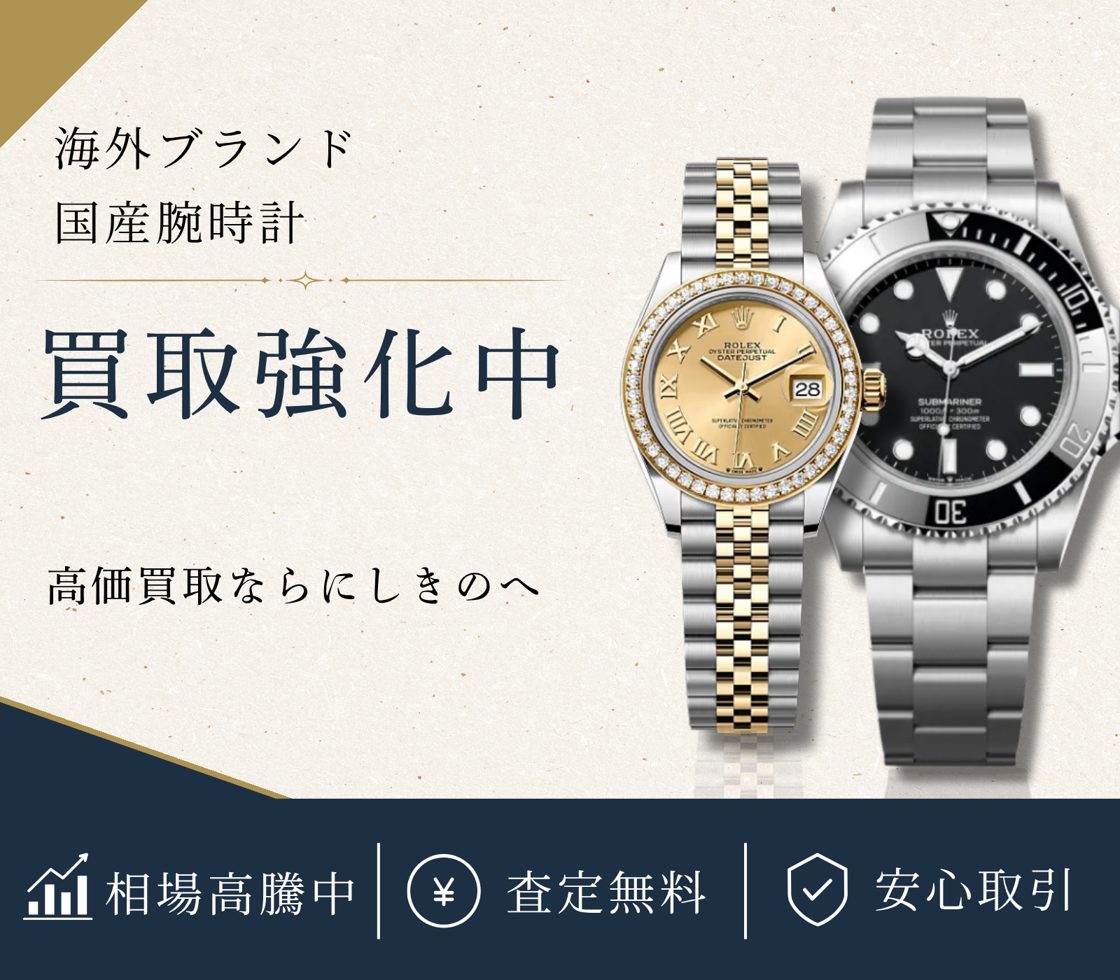 時計買取強化
