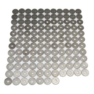 大蔵省 穴あき 穴なし 旧50円玉 貨幣  50円硬貨 128枚