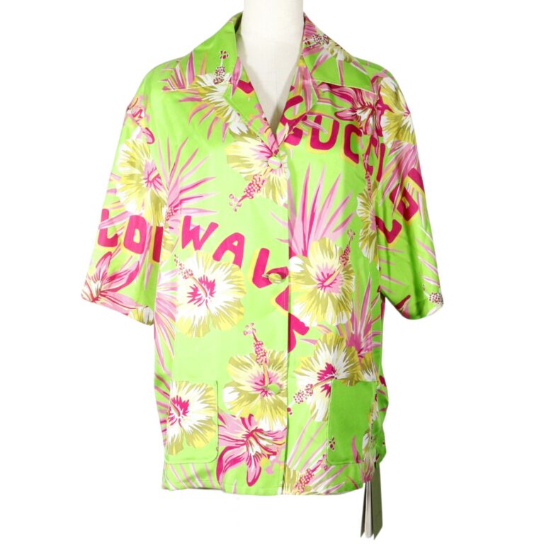 グッチ 花柄 半袖シャツ  694890