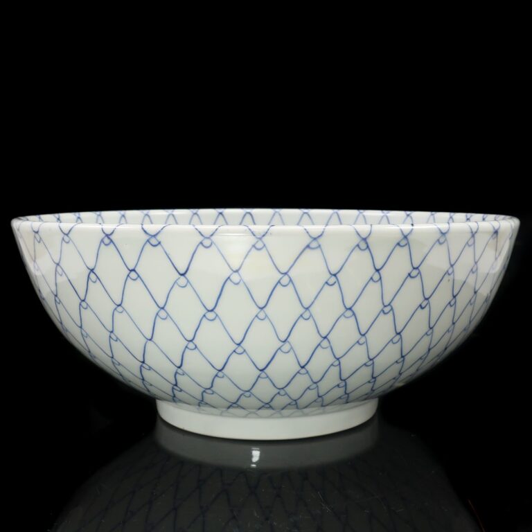 伊万里焼 【 萬延年製 款 】 古伊万里 網目 鉢 骨董品
